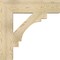 Ekena Millwork Merced Block Rough Sawn Bracket, Douglas Fir, 6"W x 28"D x 28"H BKT06X28X28MRC05RDF - alternate 3